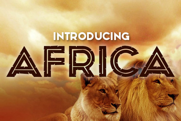 Africa: A Bold Display Font That Elevates Real Business Branding