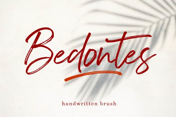 Bedontes: A Script Handwritten Font for Editorial Charm