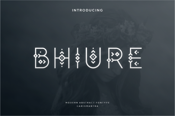 Bhiure: A Minimalist Display Font for Clean Digital Branding