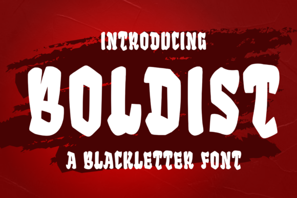 Boldist Font: A Playful, Chunky Display Typeface for Crafters