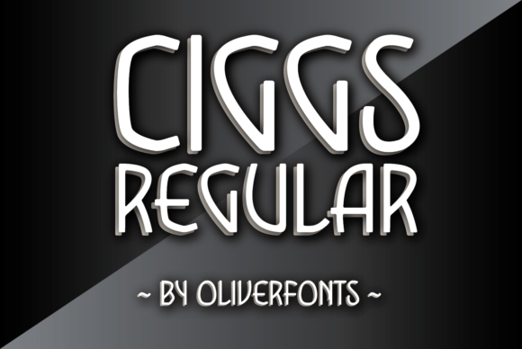 Ciggs: A Friendly, Organic Display Font for Small Business Brands