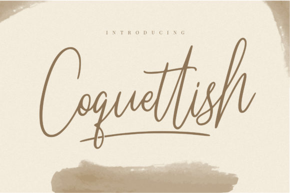 Coquettish: A Simple & Elegant Handwritten Font for Crafters
