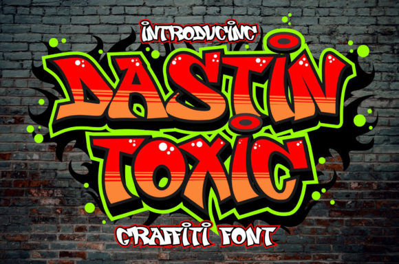 Dastin Toxic: A Bold Display Font for Editorial Impact