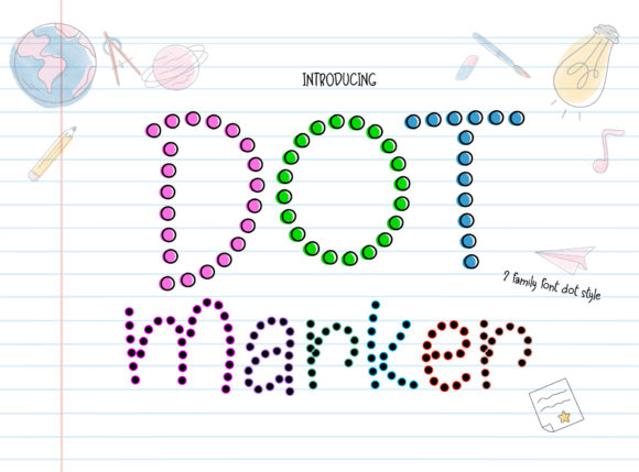 Dot Marker: A Display Font That Makes Your Brand Stand Out