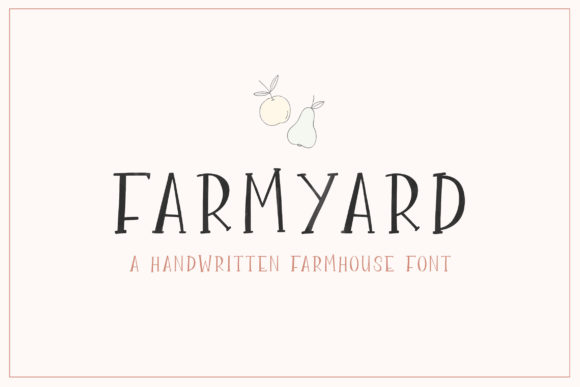 Farmyard: A Distinctive Display Font for Digital Branding