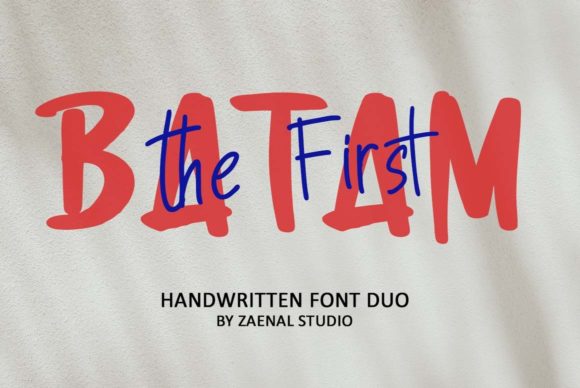 First Batam: A Friendly Display Font for Web Designers