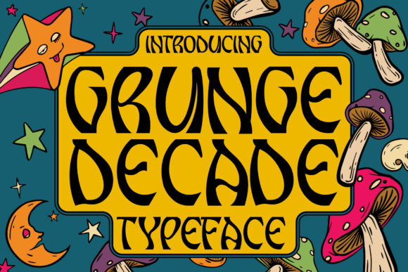 Grunge Decade: A Bold Display Font That Anchors Digital Branding
