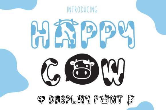 Happy Cow Font: Playful Display Type for Scroll-Stopping Campaigns