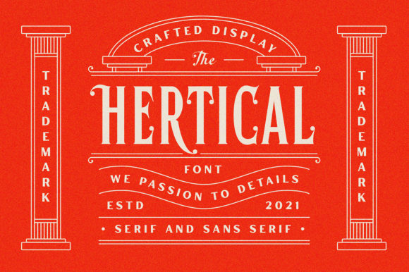Hertical: A Display Font That Adds Quiet Confidence to Brand Work