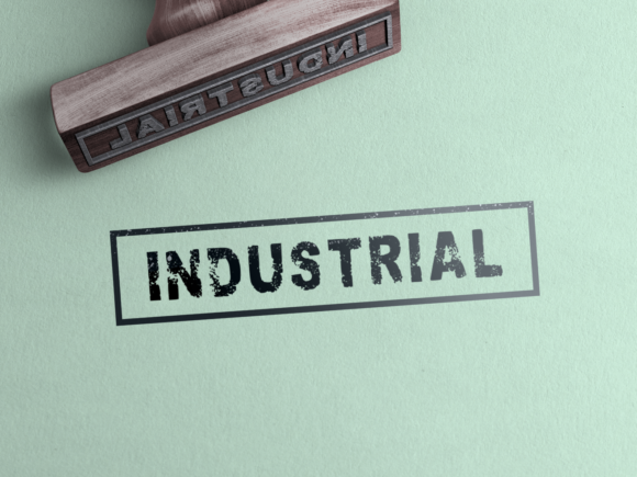 Industrial Font: Bold Stamp-Style Display Typeface for Crafters