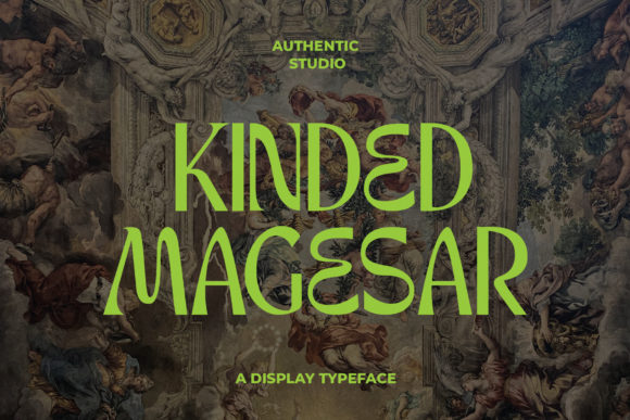 Kinder Magesar: A Playful Display Font for Editorial Impact