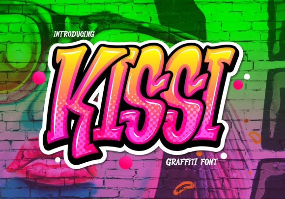 Kissi: A Graffiti-Style Display Font for Bold Digital Identity