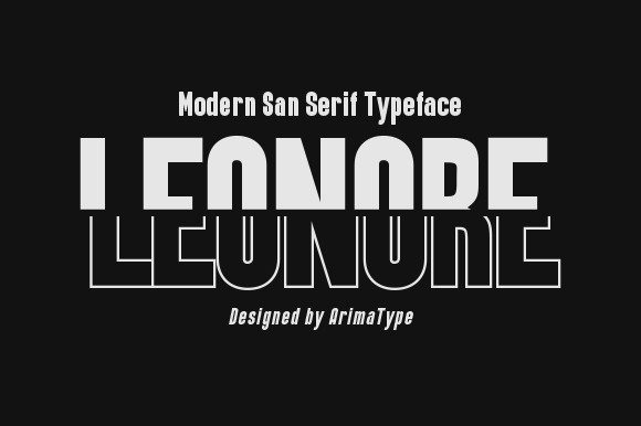Leonore: A Bold Display Font for Scroll-Stopping Marketing