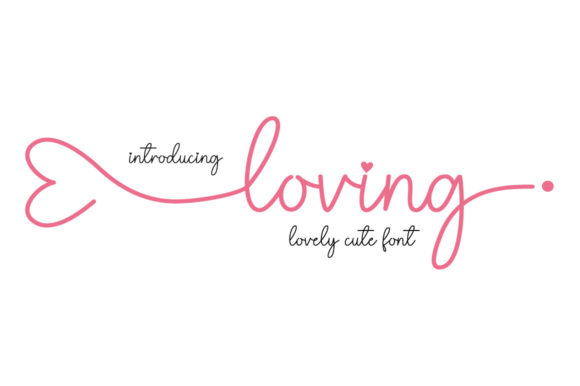 Loving Font: A Modern Script Typeface for Scroll-Stopping Brand Content