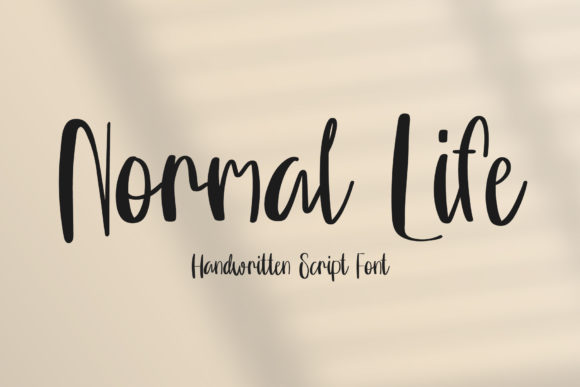 Normal Life Font: A Joyful Handwritten Typeface for Digital Design