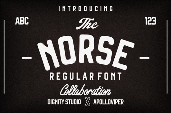 Norse: A Bold, Organic Display Font for Real Business Branding