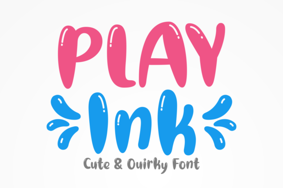 Play Ink: A Chic Display Font for Digital Branding