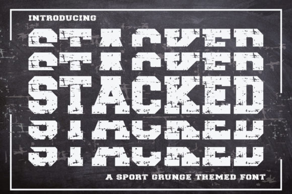 Stacked: A Bold Display Font That Elevates Your Brand