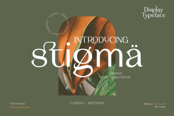 Stigma Font: A Thoughtful Display Typeface for Editorial Calm