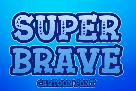 Super Brave: A Playful Display Font for Editorial Charm