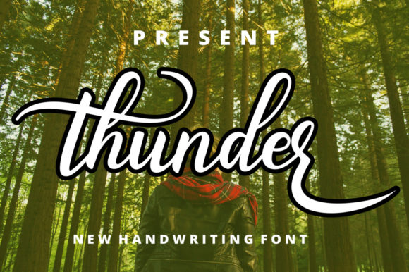 Thunder: A Handwritten Font That Carries Warmth and Clarity