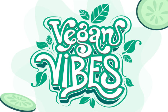 Vegan Vibes Font: A Retro Display Typeface That Lifts Digital Branding