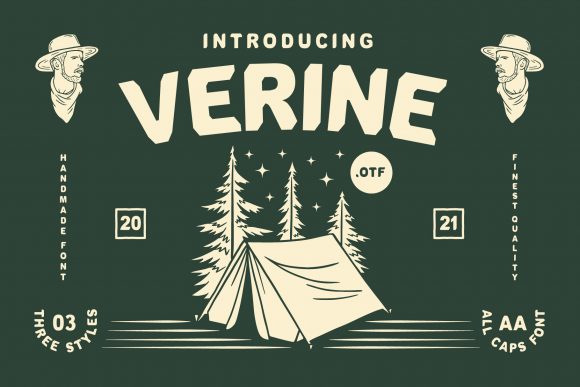 Verine: A Bold Display Font That Makes Your Brand Instantly Memorable