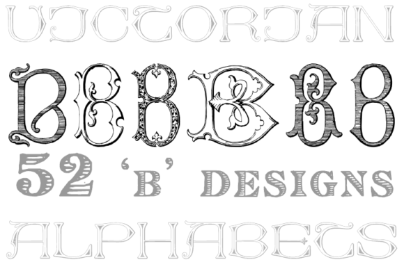 Victorian Alphabets B: A Refined Display Font for Thoughtful Branding