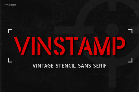 Vinstamp Display Font for Small Business Branding