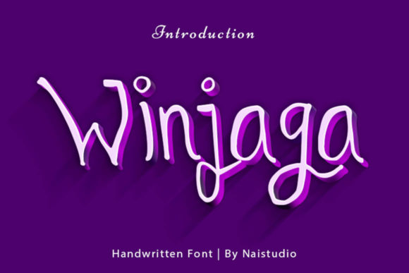 Winjaga: A Joyful Handwritten Font for Campaign Headlines