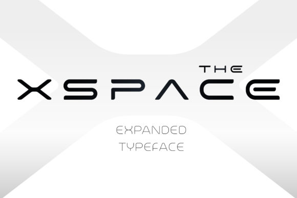 X-Space: A Futuristic Display Font That Anchors Bold Brand Identity